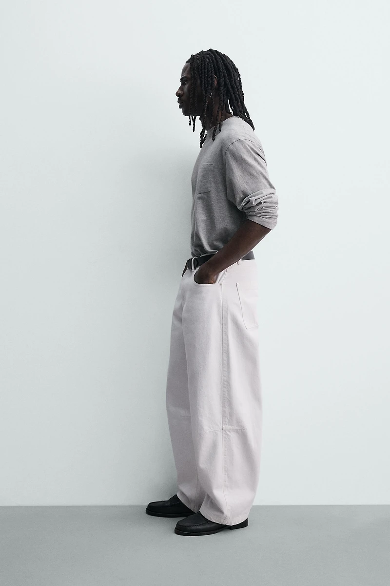 BARREL FIT PANTS