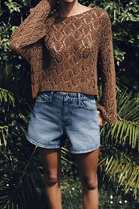Z1975 MOM FIT MID-RISE SHORTS