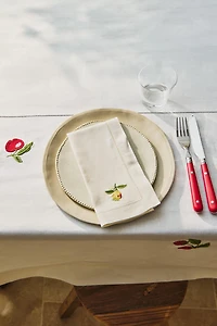 FRUIT EMBROIDERED TABLECLOTH