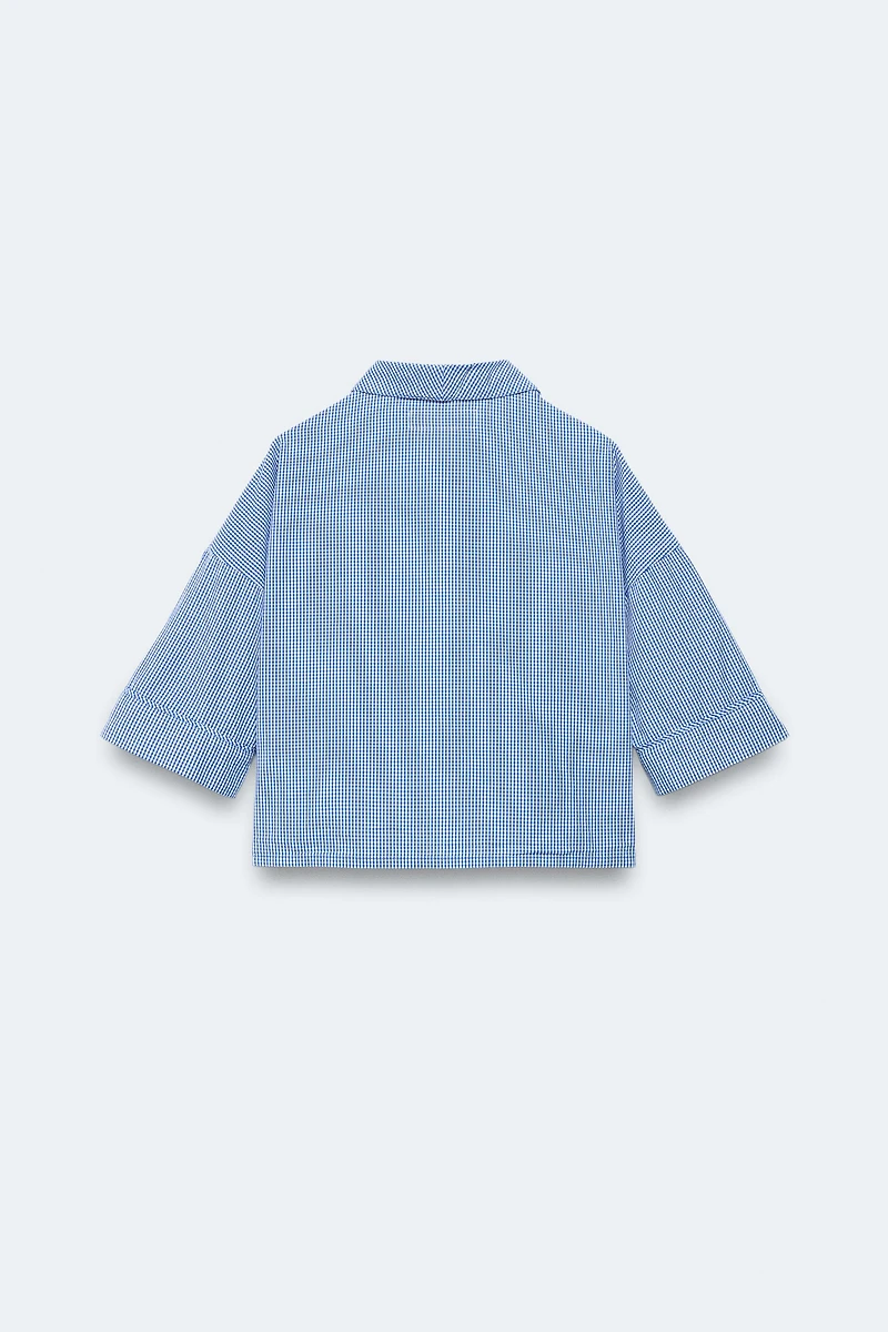 6-14 YEARS/ LIMITED EDITION GINGHAM SHIRT