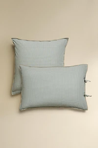 KATHARINE POLE MINI CHECK PILLOWCASE