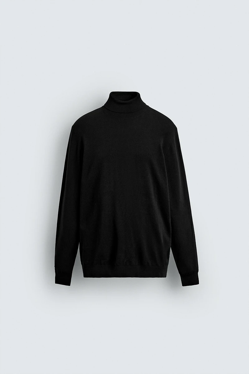 BASIC HIGH NECK SWEATER