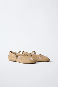 BALLERINES BRODÉES FLEURS
