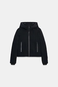 WATER REPELLENT WINDPROOF HOODIE JACKET