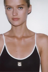 ZARA BROOCH BODYSUIT