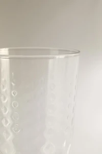 VERRE MOTIF RELIEF