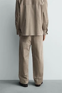 RELAXED FIT CORDUROY PANTS