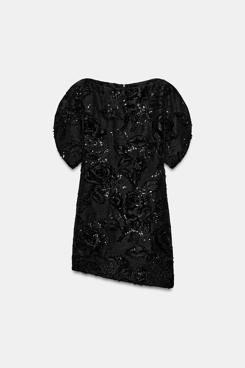 ROBE COURTE BRODERIES ZW COLLECTION