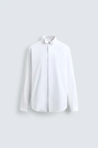 WING COLLAR SHIRT