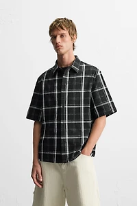 CHEMISE RELAXED FIT À CARREAUX