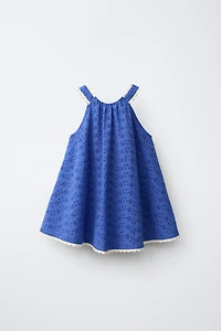 EMBROIDERED SHIFFLY LACE DRESS