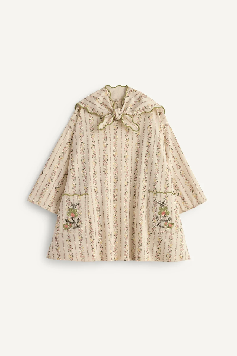 LIMITED EDITION FLORAL SCARF DRESS