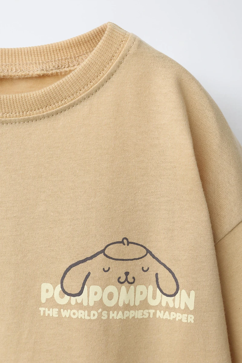 POMPOMPURIN © SANRIO PRINT T-SHIRT