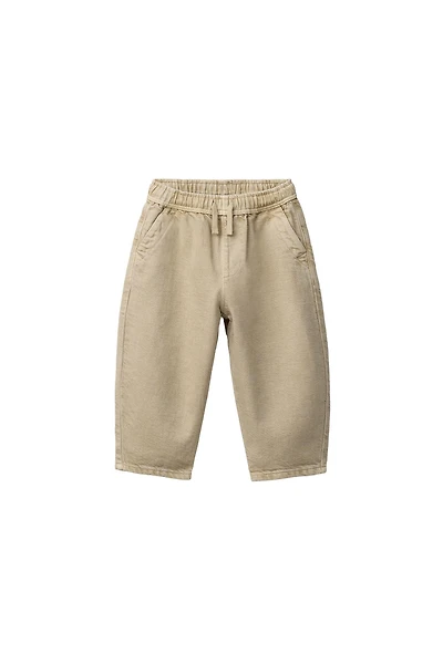 PANTALON BAGGY EN SERGÉ