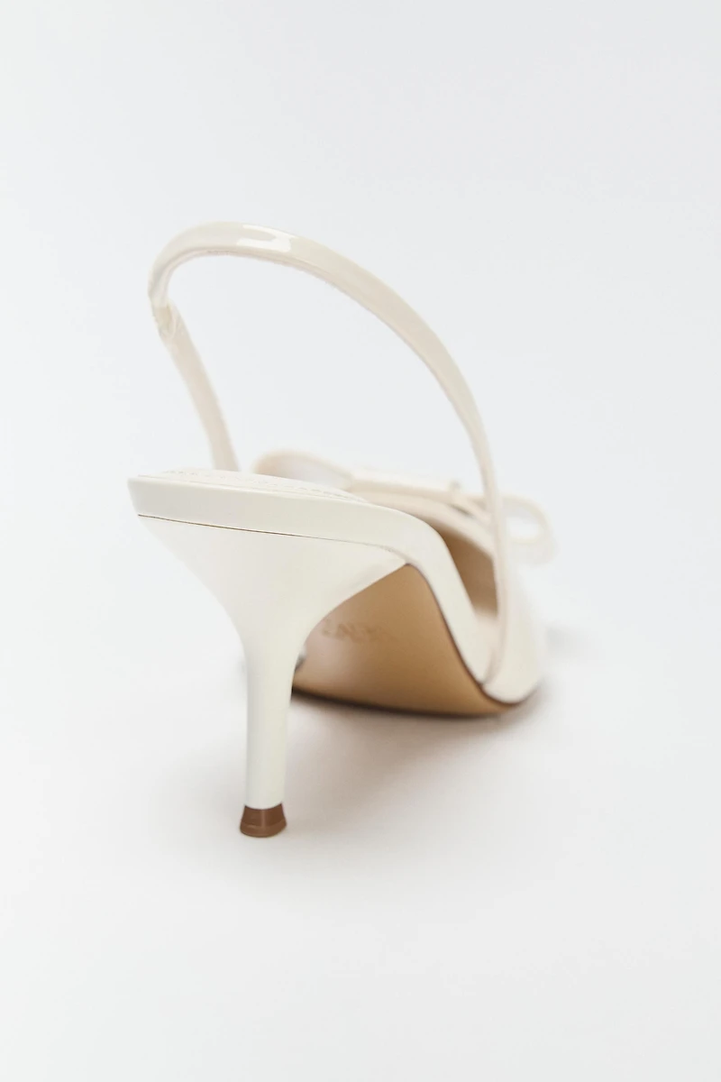 TALONS EFFET VERNI LACET