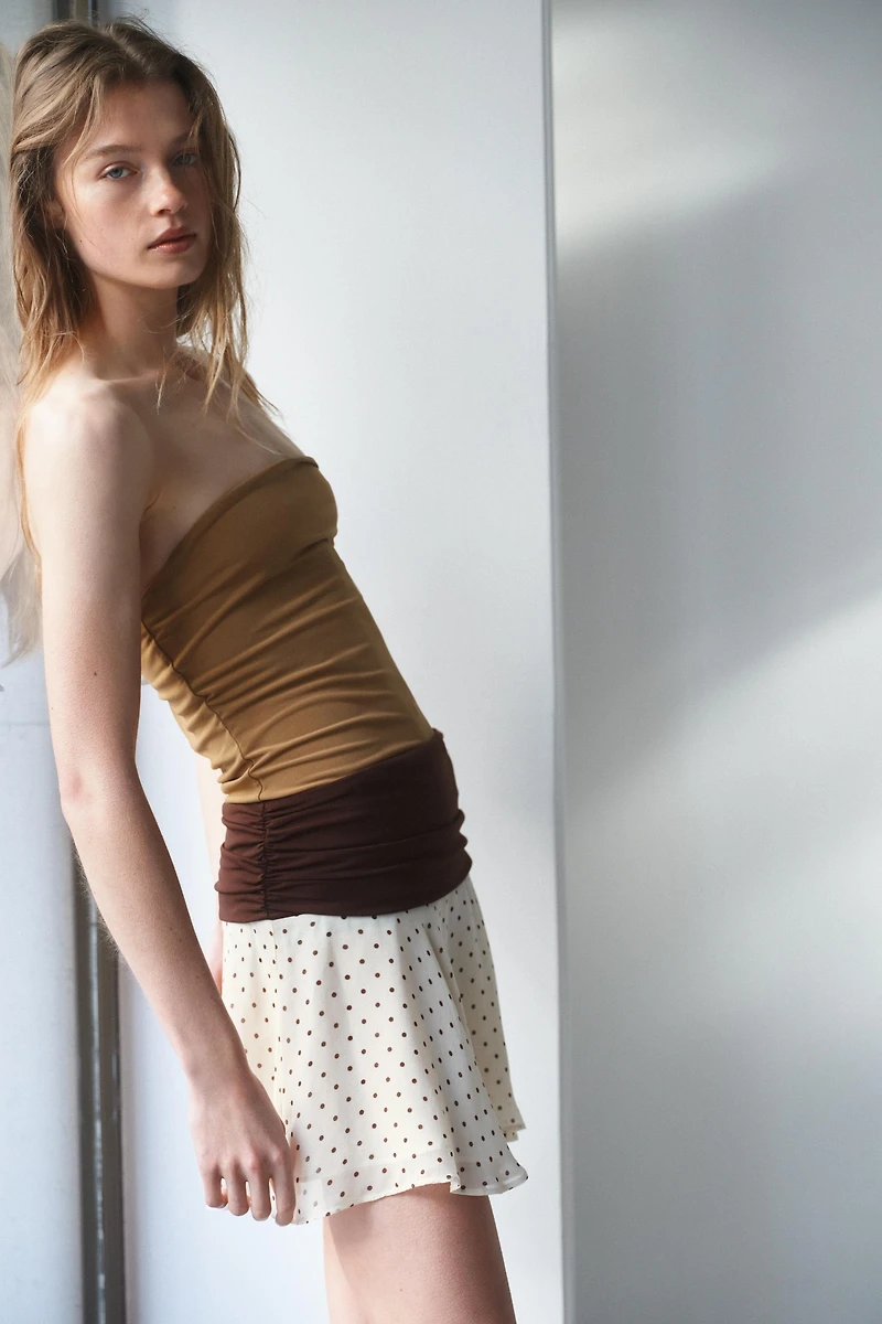 ROBE BIMATIÈRE À POIS