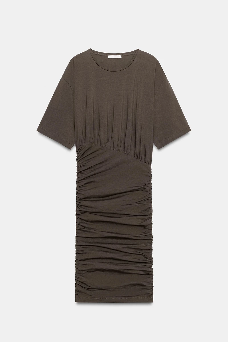 DRAPED SHORT DRESS