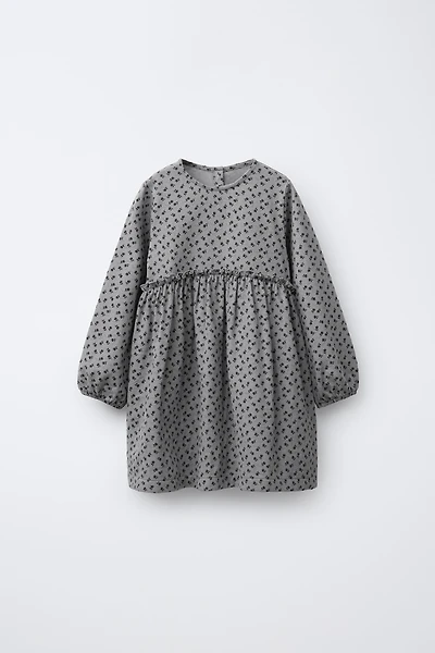 ROBE COMBINÉE À FLEURS