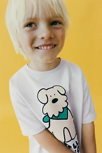 T-SHIRT IMPRIMÉ CHIEN
