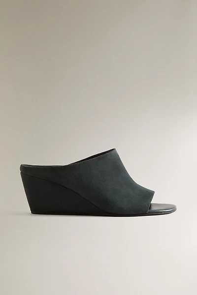 SANDALES COMPENSÉES EN CUIR