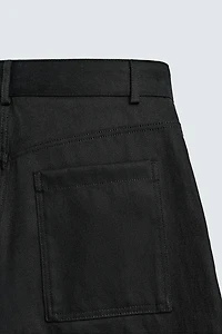 BARREL FIT LYOCELL - COTTON PANTS