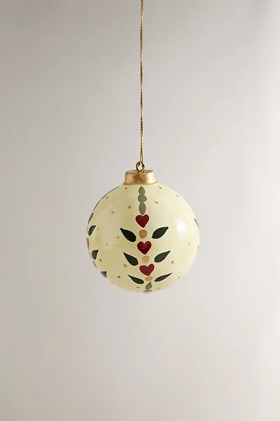 DÉCORATION ARBRE BOULE PAPIER MÂCHÉ NOËL