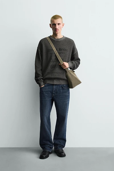 WASHED PRINTED JUMPER