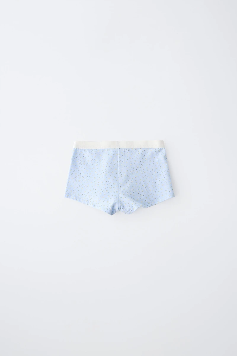 9-14 ANS/ LOT DE DEUX BOXERS À FLEURS