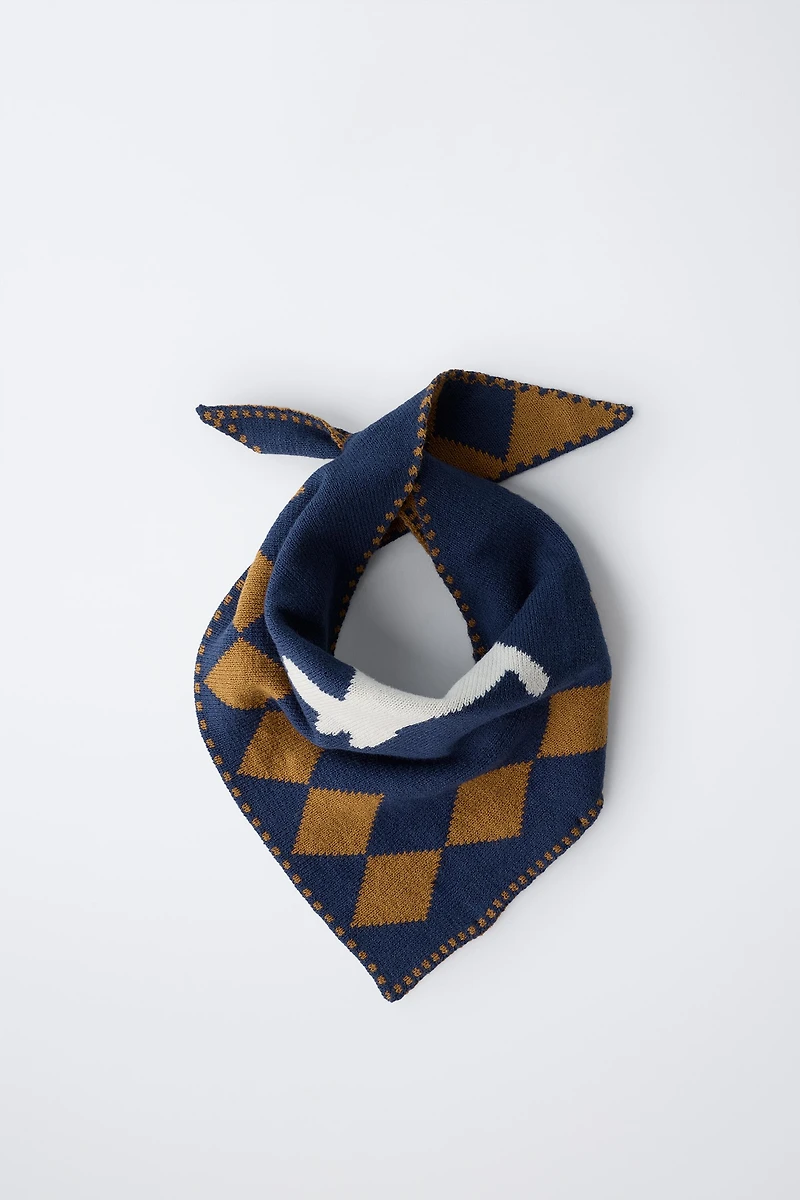 BANDANA EN MAILLE CHEVAL