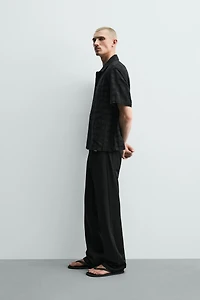 WASHED TEXTURED SHIRT