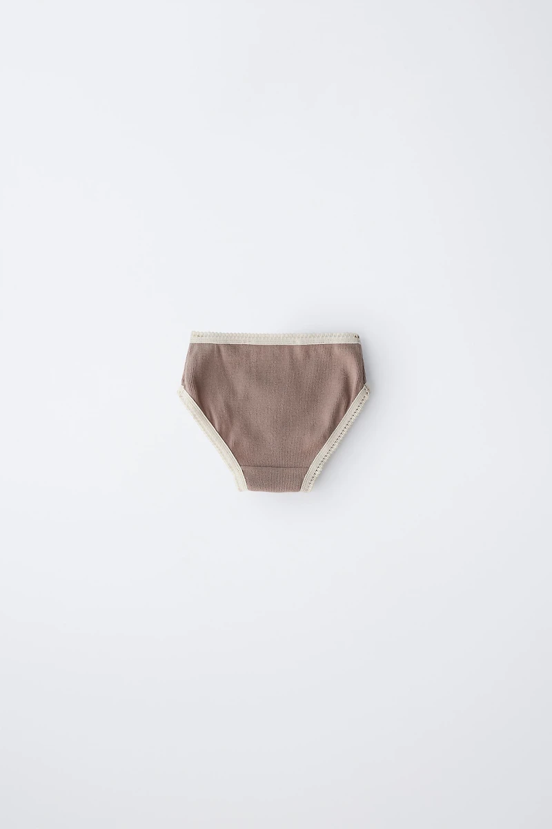 6- ANS/ LOT DE SIX CULOTTES IMPRIMÉES