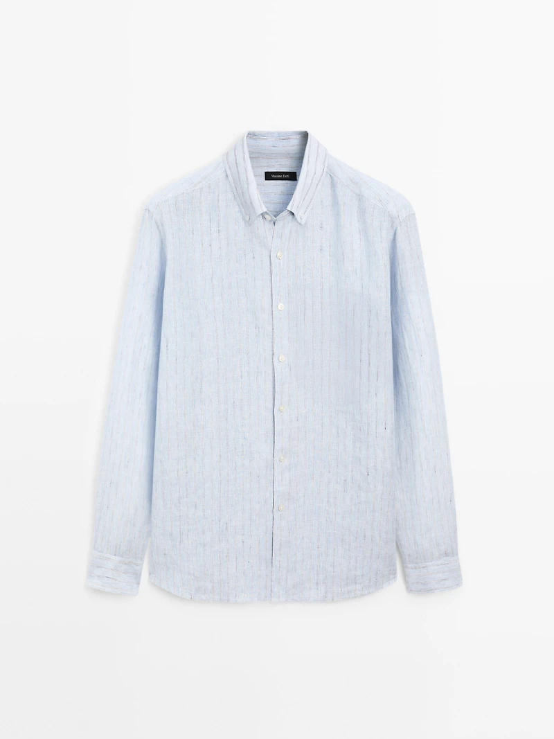 Regular fit striped shirt