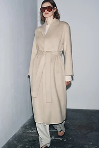 MANTEAU MINIMAL MÉLANGE LAINE ZW COLLECTION ÉDITION LIMITÉE