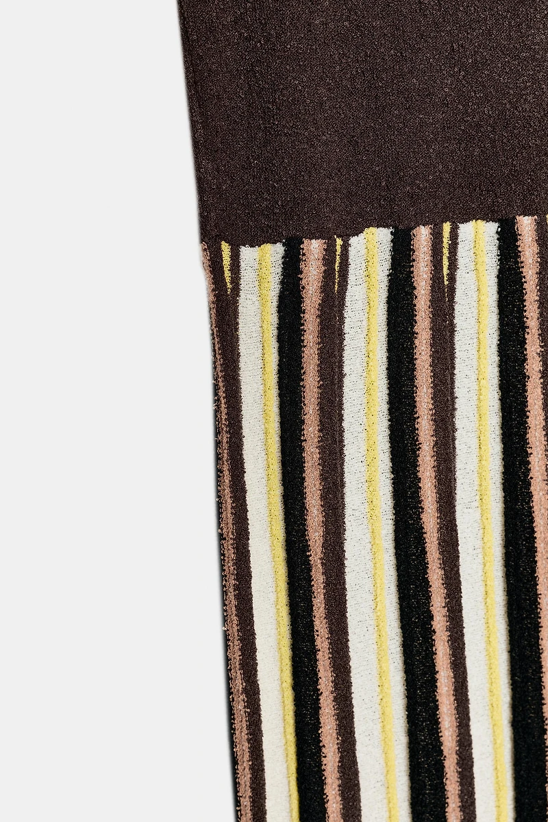 ROBE RUSTIQUE À RAYURES
