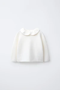 PETER PAN COLLAR KNIT SWEATER