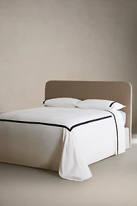 BORDERED SATEEN FLAT SHEET