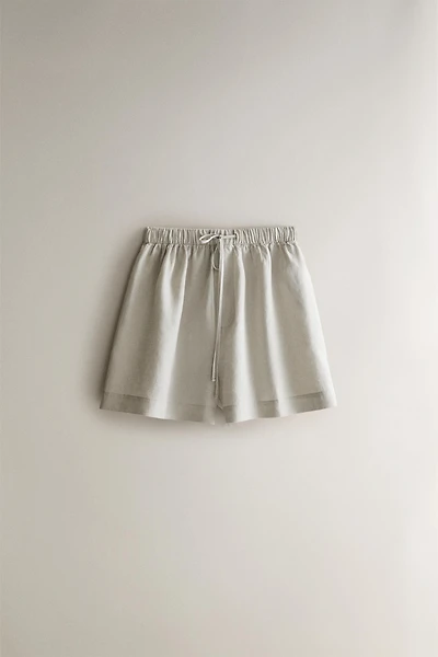 LINEN SHORTS