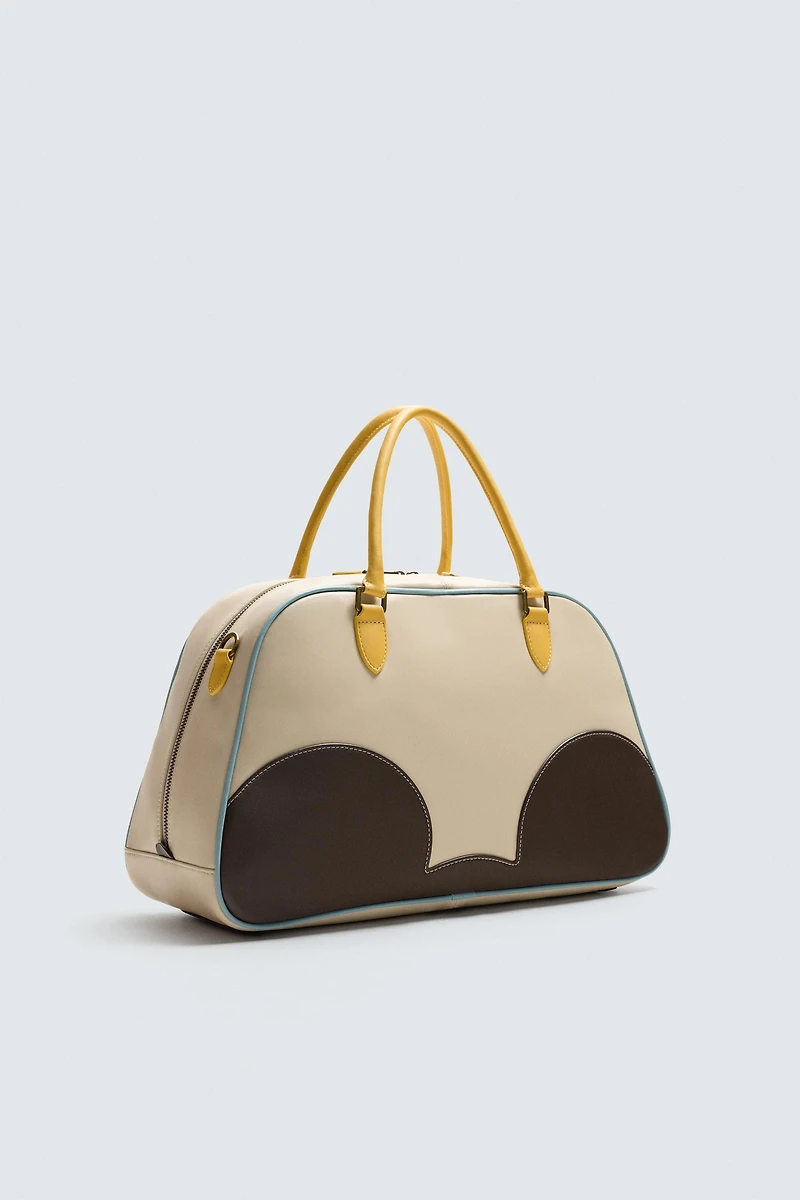 LEATHER CROSSBODY BAG HARRY LAMBERT FOR ZARA X DISNEY