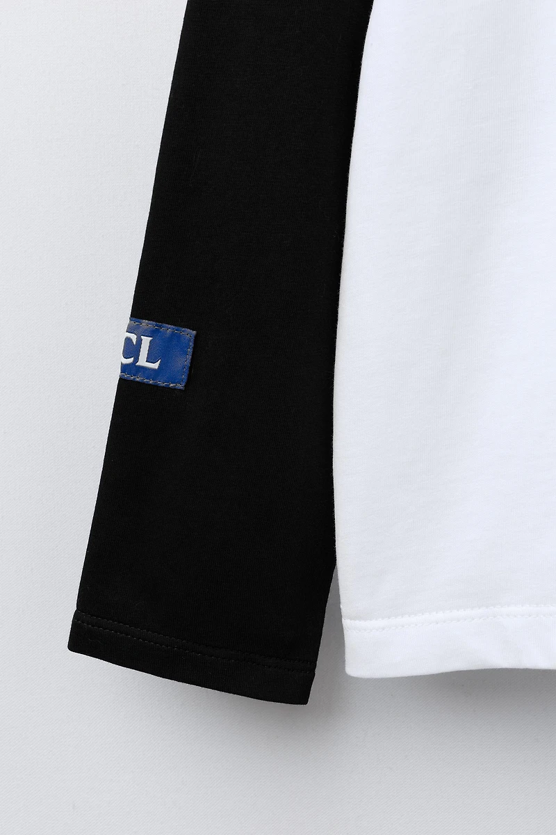 UEFA CHAMPIONS LEAGUE ® DOUBLE SLEEVE T-SHIRT