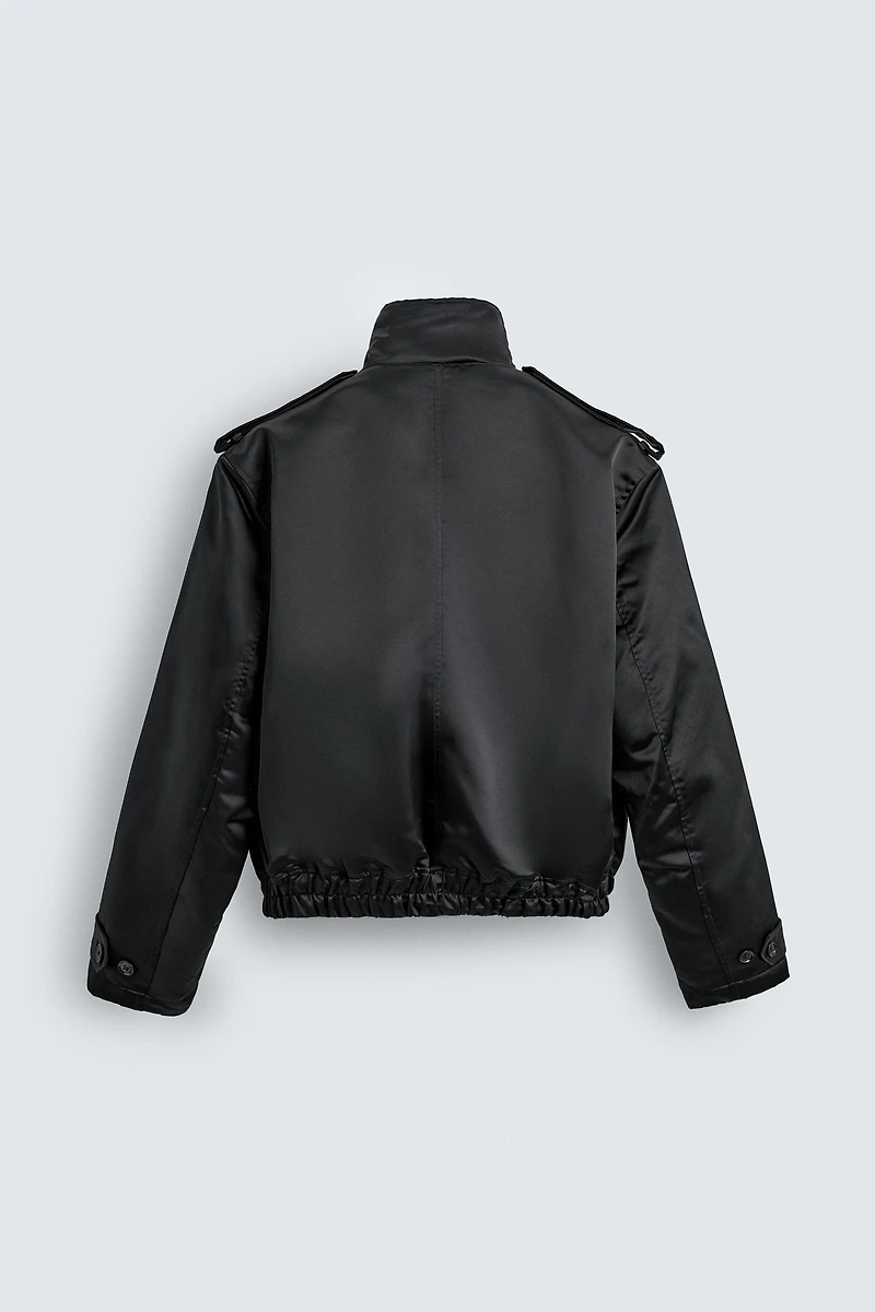 BLOUSON BOMBER TECHNIQUE MATELASSÉ