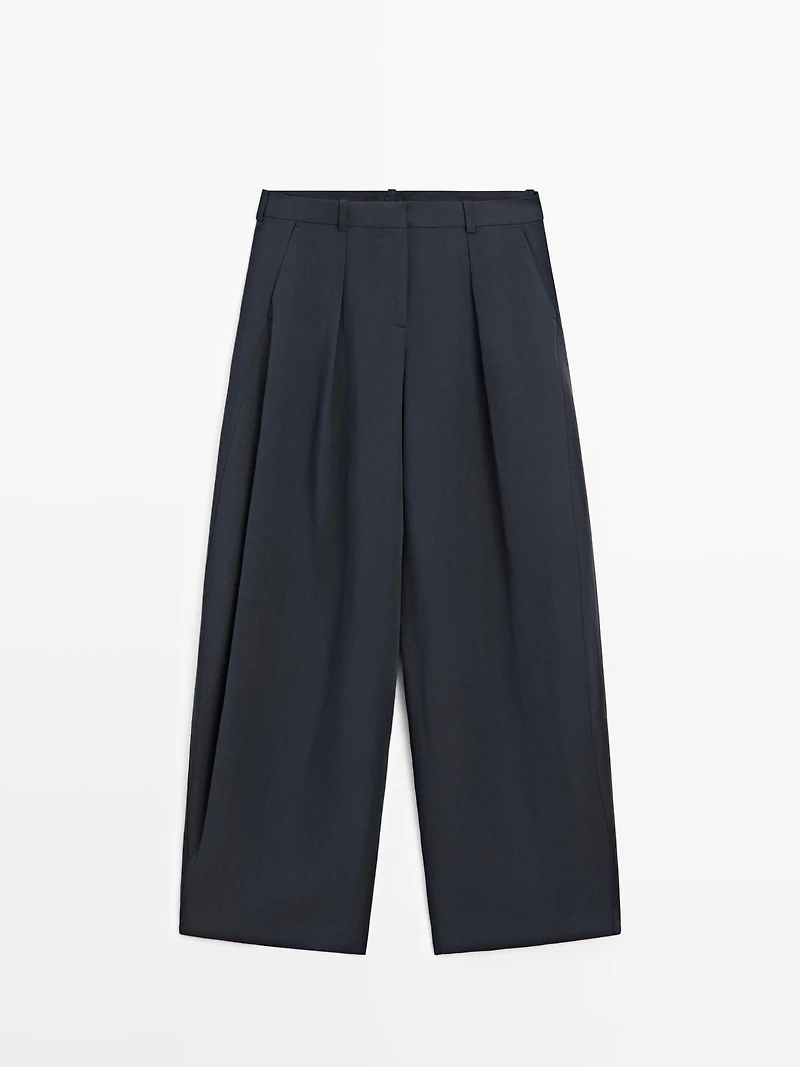 Pantalon fluide à pinces