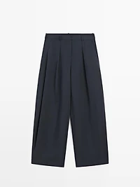 Pantalon fluide à pinces