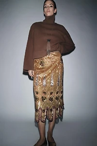 ZW COLLECTION LIMITED EDITION EMBROIDERED SKIRT