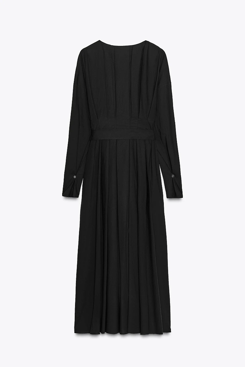 ZW COLLECTION PLEATED MIDI DRESS