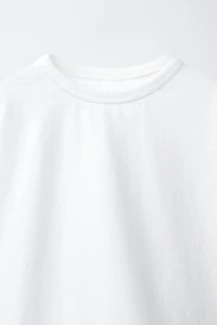ZARA TIMELESS - T-SHIRT EN COTON UNI