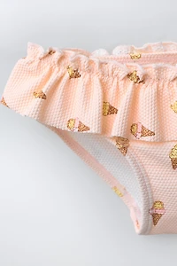 1-6 YEARS/ ICE CREAM PRINT SWIM BOTTOMS