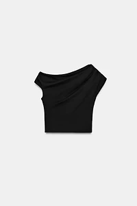 DRAPED ASYMMETRIC TOP