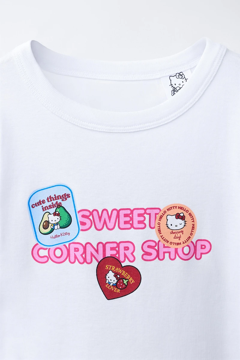 HELLO KITTY © SANRIO STICKERS T-SHIRT