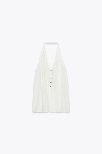 OPEN-BACK HALTER TOP