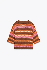 JACQUARD POLO TOP